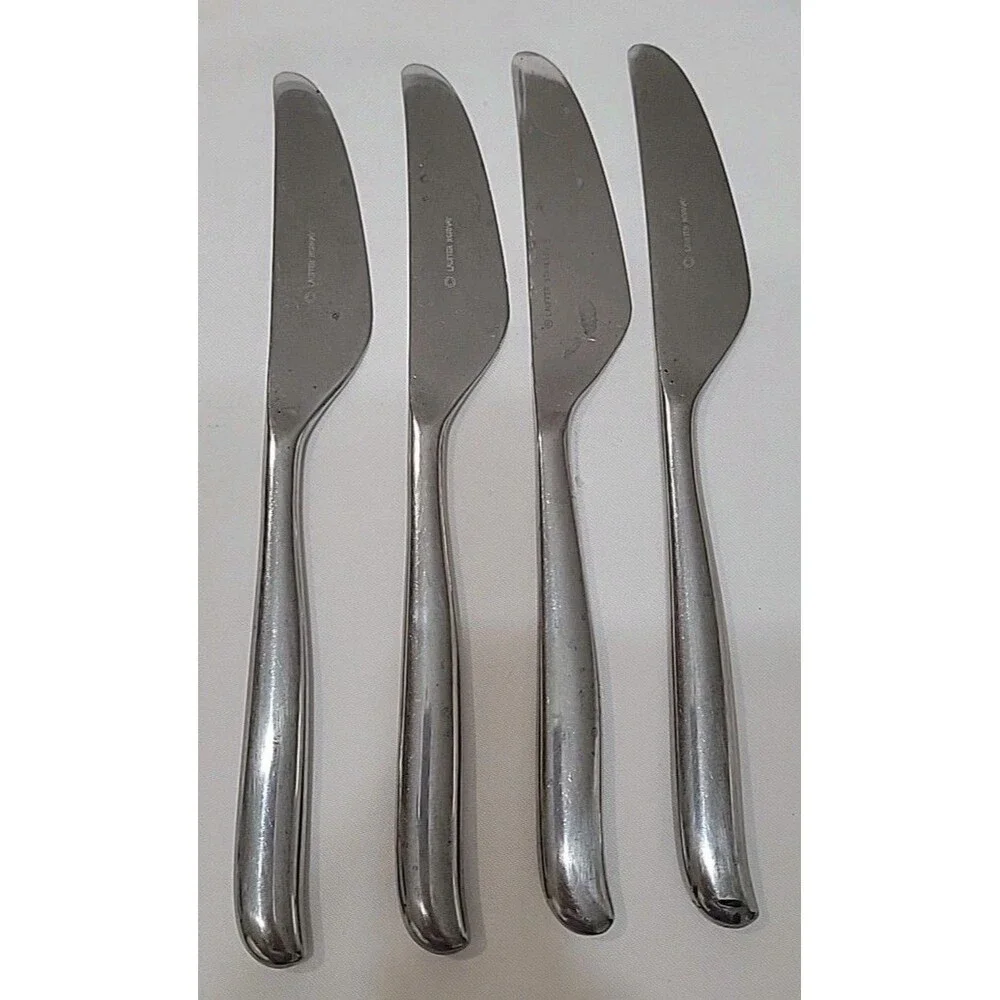 Lauffer Design 2 / Design II 18/8 Stainless Steel 61pc. Flatware Set MCM Estate